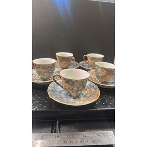 Dragonware Mini Tea Cups and Saucers - 1
